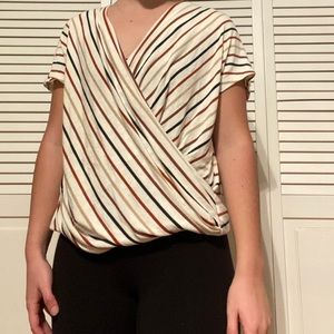 Lush Stripped Blouse